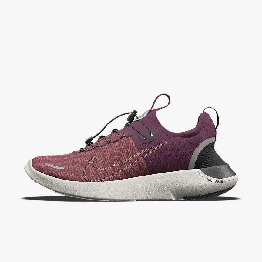 Giày Nike Free Rn By You Nữ Đỏ Sẫm